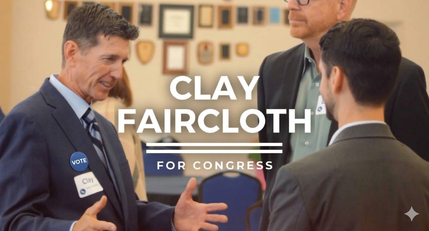 Clay Faircloth listening to residents of Tennessee's 4th district